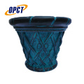 Fiberglass frp planter with outdoor use flower pot